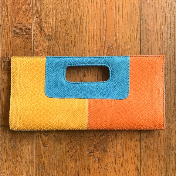 Giannini Handbags - Color Block Clutch
